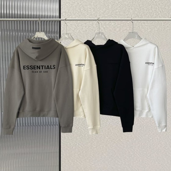 Fear of God Essentials Back Logo Pullover Hoodie